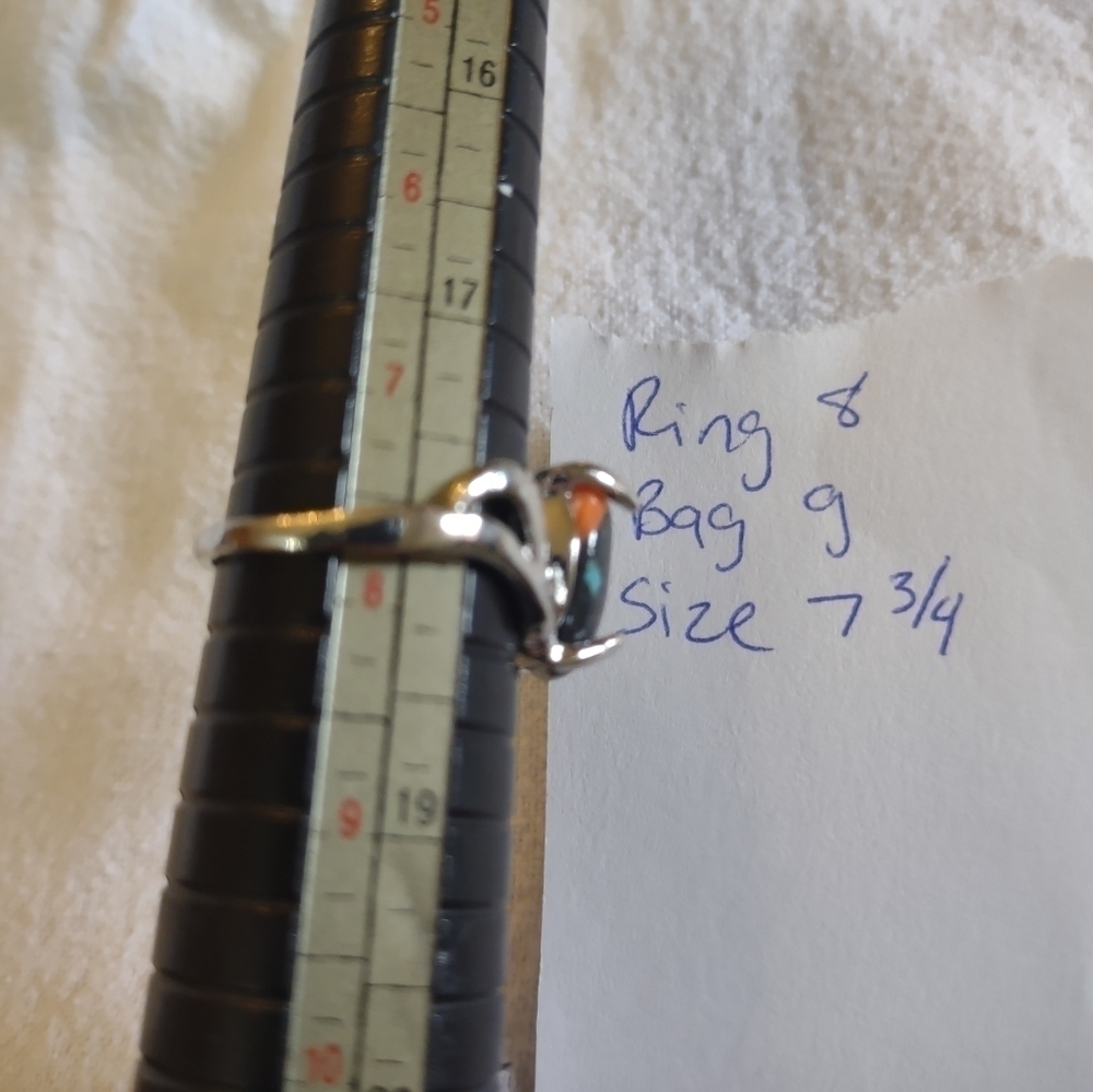 New women's dark size 7 3/4 ring - Picture 3 of 4